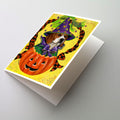 Beagle Halloweenie Greeting Cards Pack of 8 Blank Cards with Envelopes Whimsical A7 Size 5x7