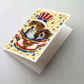 Beagle USA Greeting Cards Pack of 8 Blank Cards with Envelopes Whimsical A7 Size 5x7