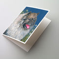 Keeshond Greeting Cards Pack of 8 Blank Cards with Envelopes Whimsical A7 Size 5x7