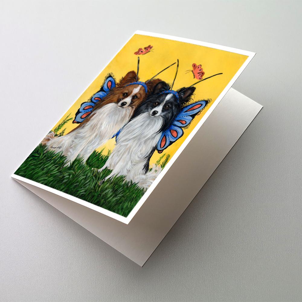 Papillon Butterflies Greeting Cards Pack of 8 Blank Cards with Envelopes Whimsical A7 Size 5x7