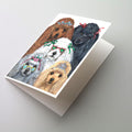 Poodle Oodles Greeting Cards Pack of 8 Blank Cards with Envelopes Whimsical A7 Size 5x7