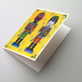 Scottie and Westie Christmas Nutcrackers Greeting Cards Pack of 8 Blank Cards with Envelopes Whimsical A7 Size 5x7