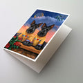 Scottie Soulmates Greeting Cards Pack of 8 Blank Cards with Envelopes Whimsical A7 Size 5x7