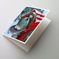 Shih Tzu Christmas Letter to Santa Greeting Cards Pack of 8 Blank Cards with Envelopes Whimsical A7 Size 5x7