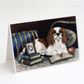 Cavalier Spaniel Perfect Student Greeting Cards Pack of 8 Blank Cards with Envelopes Whimsical A7 Size 5x7