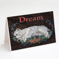 Westie Dream Greeting Cards Pack of 8 Blank Cards with Envelopes Whimsical A7 Size 5x7