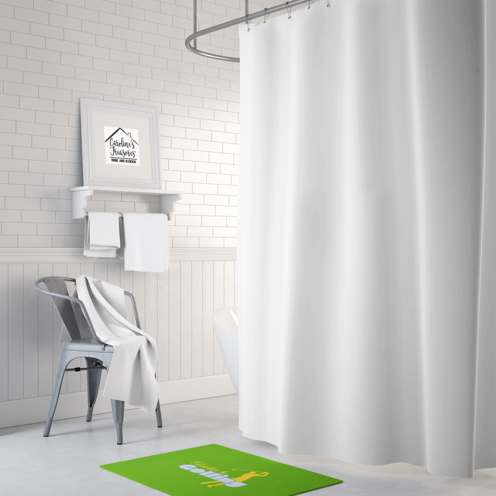I'd rather be Golfing Man on Green Memory Foam Kitchen Mat Machine Washable Anti-Fatigue Cushion Comfort Bath or Kitchen Rug
