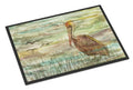 Brown Pelican Sunset Doormat Indoor Outdoor 24H X 36W Front Door Mat Rugs for Entryway, Non Slip Washable Low Pile,