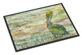 Pelican Sunset Doormat Indoor Outdoor 24H X 36W Front Door Mat Rugs for Entryway, Non Slip Washable Low Pile,