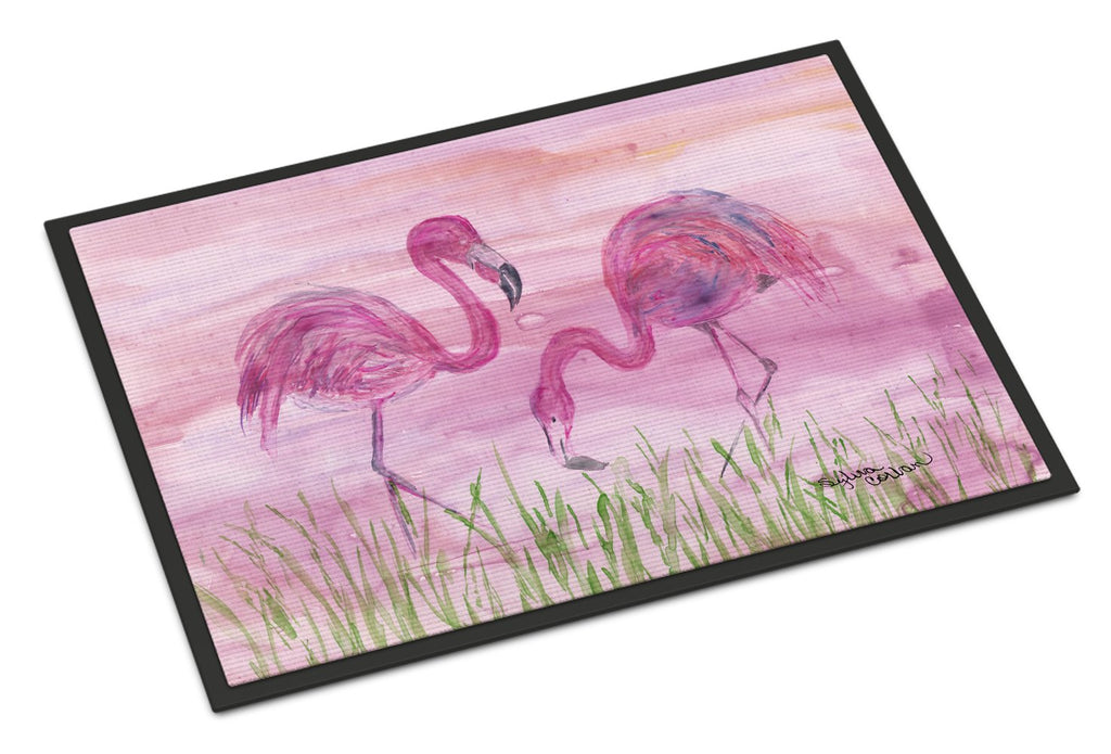 Flamingos Doormat Indoor Outdoor 24H X 36W Front Door Mat Rugs for Entryway, Non Slip Washable Low Pile,