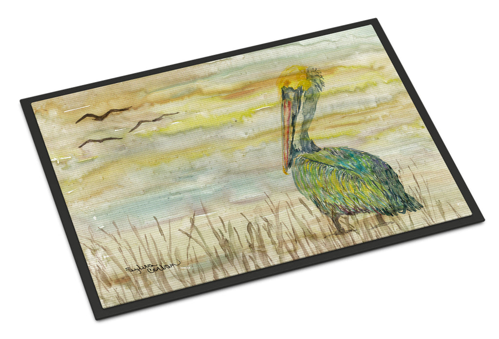 Pelican Yellow Sky Doormat Indoor Outdoor 18H X 27W Front Door Mat Rugs for Entryway, Non Slip Washable
