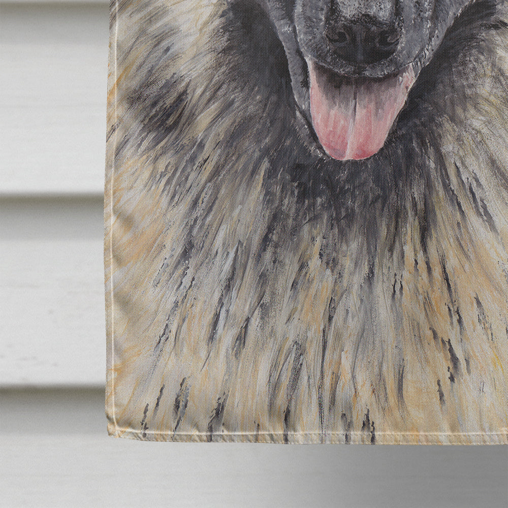 Belgian Tervuren with English Union Jack British Flag House Flag 28x40 Porch Sleeve Pole Decorative Outside Yard Banner Artwork Wall Hanging, Polyester
