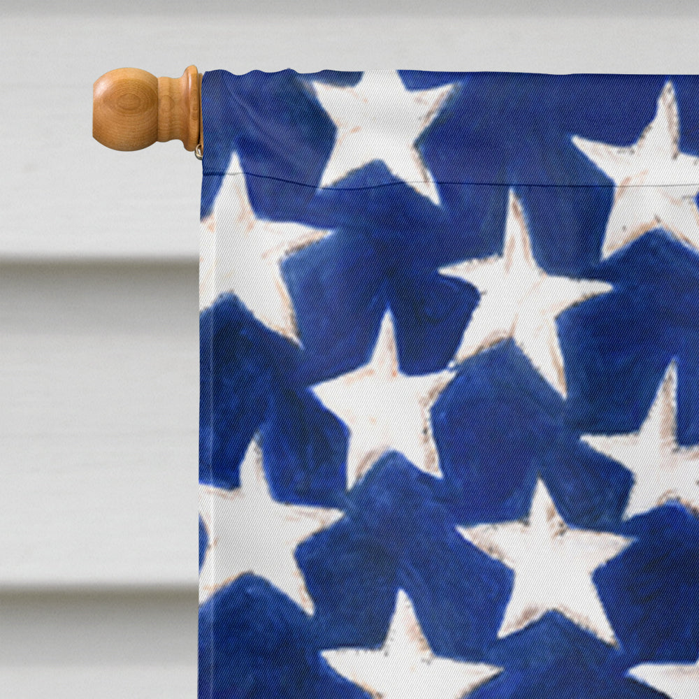 USA American Flag with Australian Cattle Dog House Flag 28x40 Porch Sleeve Pole Decorative Outside Yard Banner Artwork Wall Hanging, Polyester