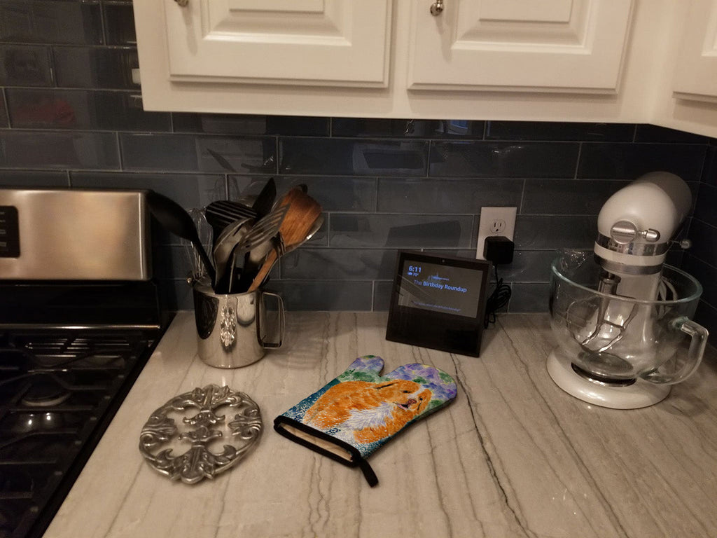 Nova Scotia Duck Toller Oven Mitt Heat Resistant Thick Oven Mitt for Hot Pans and Oven, Kitchen Mitt Protect Hands, Cooking Baking Glove