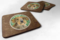 Dachshund Foam Coasters Set of 4 Cup Coasters for Indoor Outdoor, Tabletop Protection, Anti Slip, Mouse pad Material