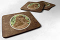 Cocker Spaniel Foam Coasters Set of 4 Cup Coasters for Indoor Outdoor, Tabletop Protection, Anti Slip, Mouse pad Material