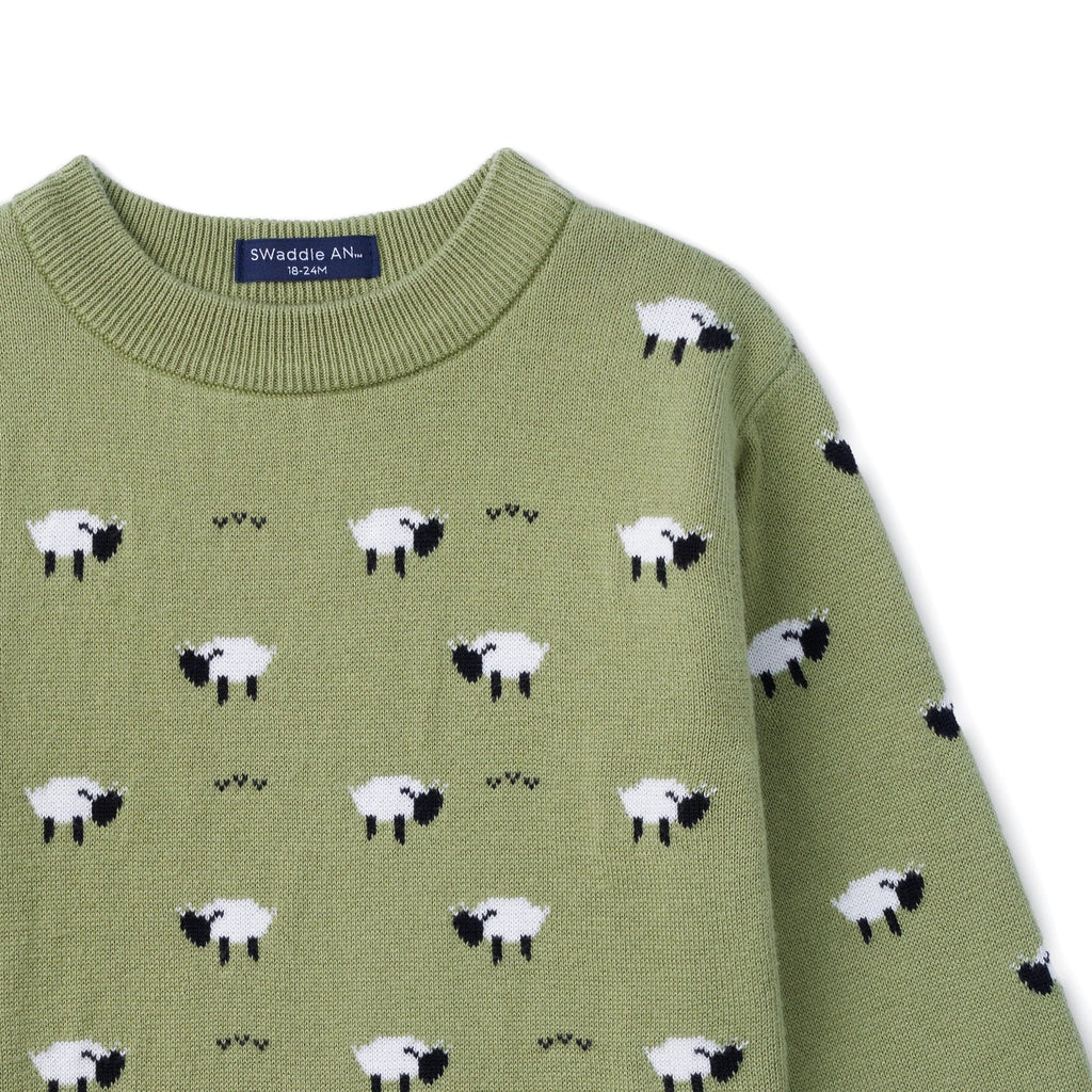 Sheep Countryside Knit Kids Sweater
