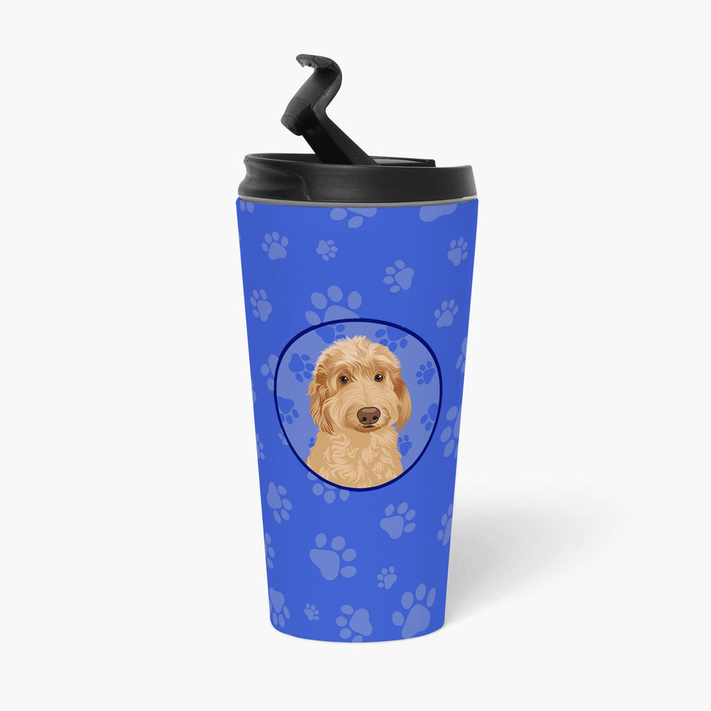 Doodle Liver #1  Stainless Steel 16 oz  Tumbler Blue Insulated Tumbler with Lid, Cute Travel Cup for Coffee, Cocktails, Gift Men, Dad, Women, Mother