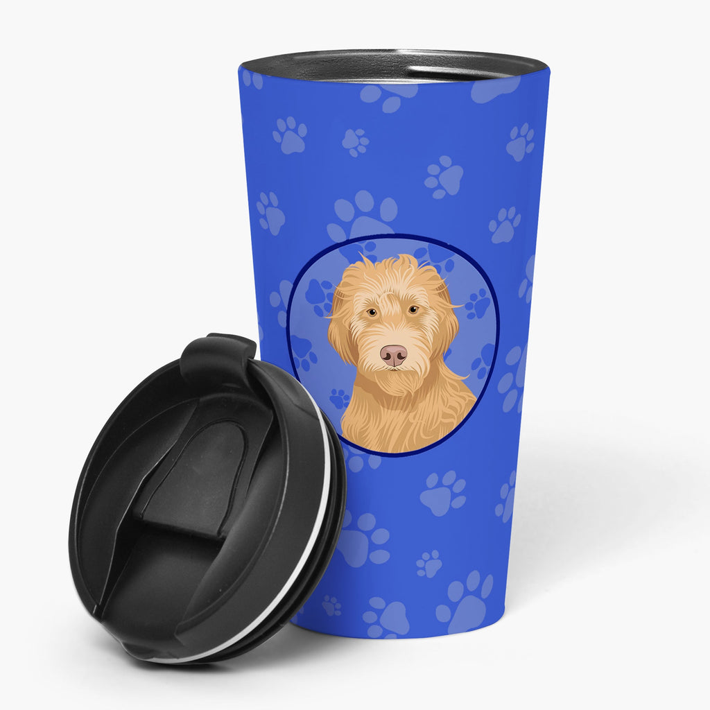 Doodle Liver #2  Stainless Steel 16 oz  Tumbler Blue Insulated Tumbler with Lid, Cute Travel Cup for Coffee, Cocktails, Gift Men, Dad, Women, Mother