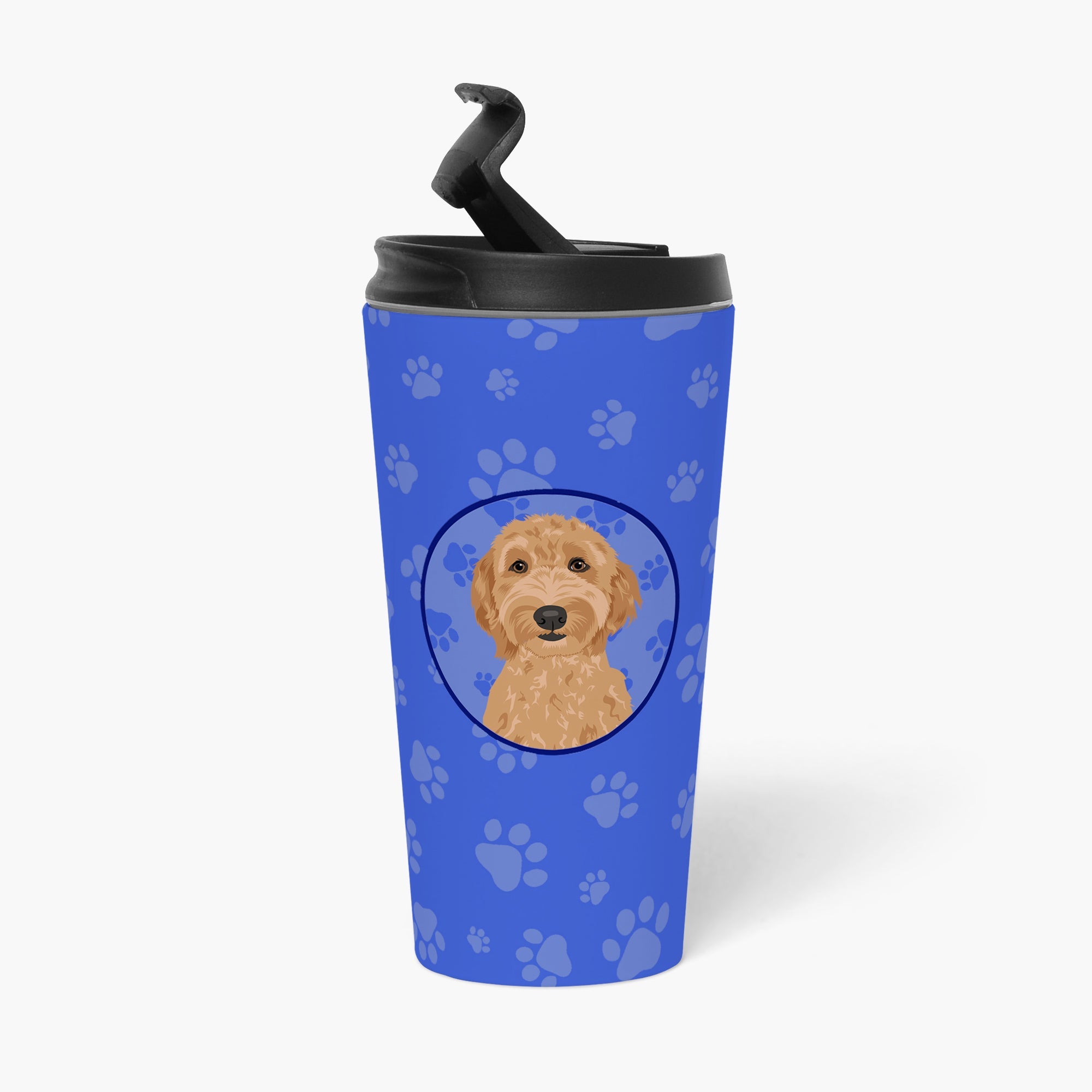Doodle Liver #3  Stainless Steel 16 oz  Tumbler Blue Insulated Tumbler with Lid, Cute Travel Cup for Coffee, Cocktails, Gift Men, Dad, Women, Mother
