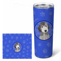 Doodle Silver #1  Stainless Steel Skinny Tumbler 20 oz Vacuum Double Walled Reusable Insulated Travel Cup