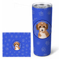 Doodle Tricolor #2  Stainless Steel Skinny Tumbler 20 oz Vacuum Double Walled Reusable Insulated Travel Cup
