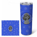 Poodle Standard Gray  Stainless Steel Skinny Tumbler 20 oz Vacuum Double Walled Reusable Insulated Travel Cup