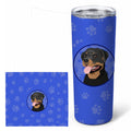 Rottweiler Black and Tan #1  Stainless Steel Skinny Tumbler 20 oz Vacuum Double Walled Reusable Insulated Travel Cup