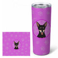 Chihuahua Tricolor #1 Stainless Steel Skinny Tumbler 20 oz Vacuum Double Walled Reusable Insulated Travel Cup