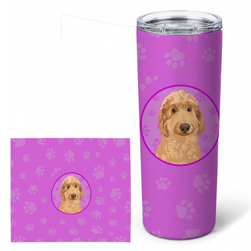 Doodle Liver #1 Stainless Steel Skinny Tumbler 20 oz Vacuum Double Walled Reusable Insulated Travel Cup