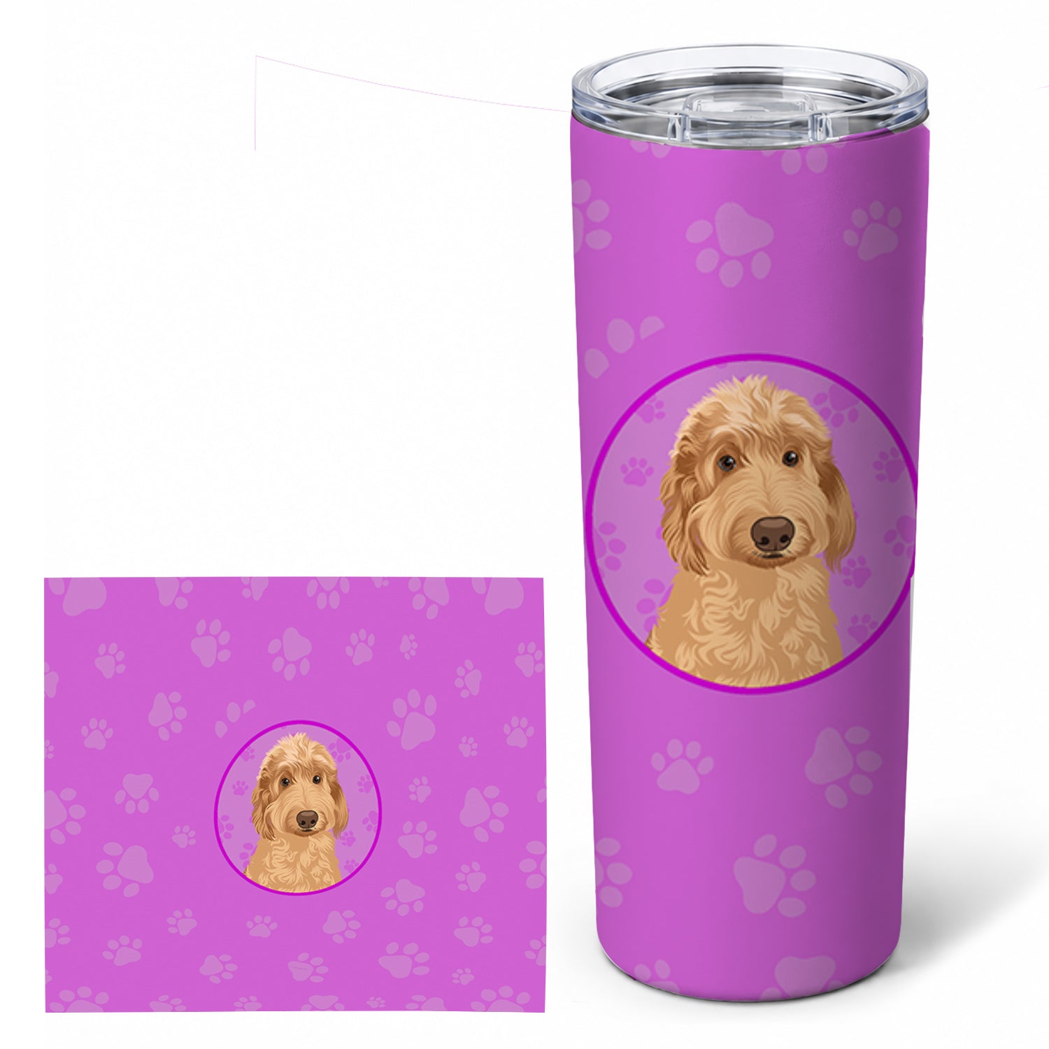 Doodle Liver #1 Stainless Steel Skinny Tumbler 20 oz Vacuum Double Walled Reusable Insulated Travel Cup