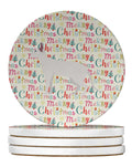 Peterbald #2 Cat Christmas Large Sandstone Coasters Pack of 4