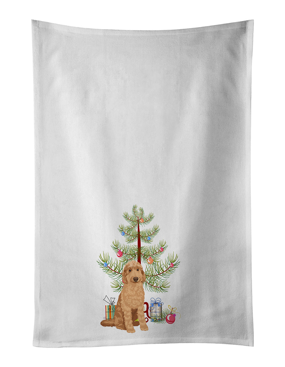 Doodle Liver #1 Christmas Kitchen Towel Set of 2 White Dish Towels Decorative Bathroom Hand towel for Hand, Face, Hair, Yoga, Tea, Dishcloth, 19 X 28", White