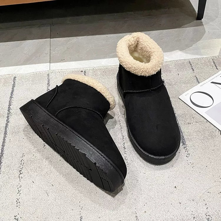 Round Toe Platform Boots