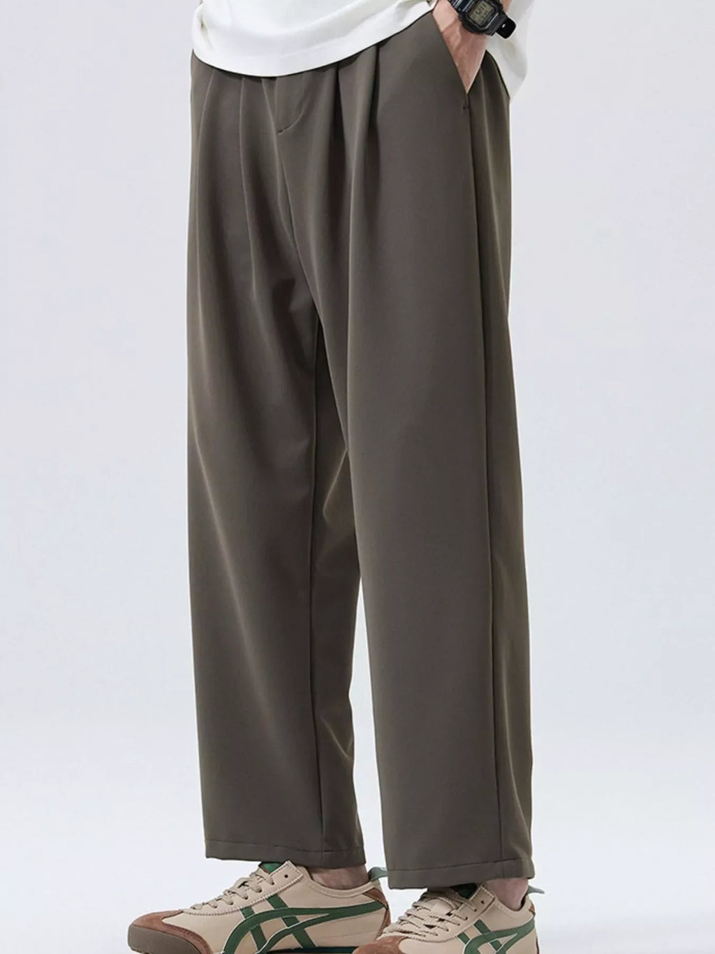 Men's Full Size Wide Leg Casual Pants Plus Size
