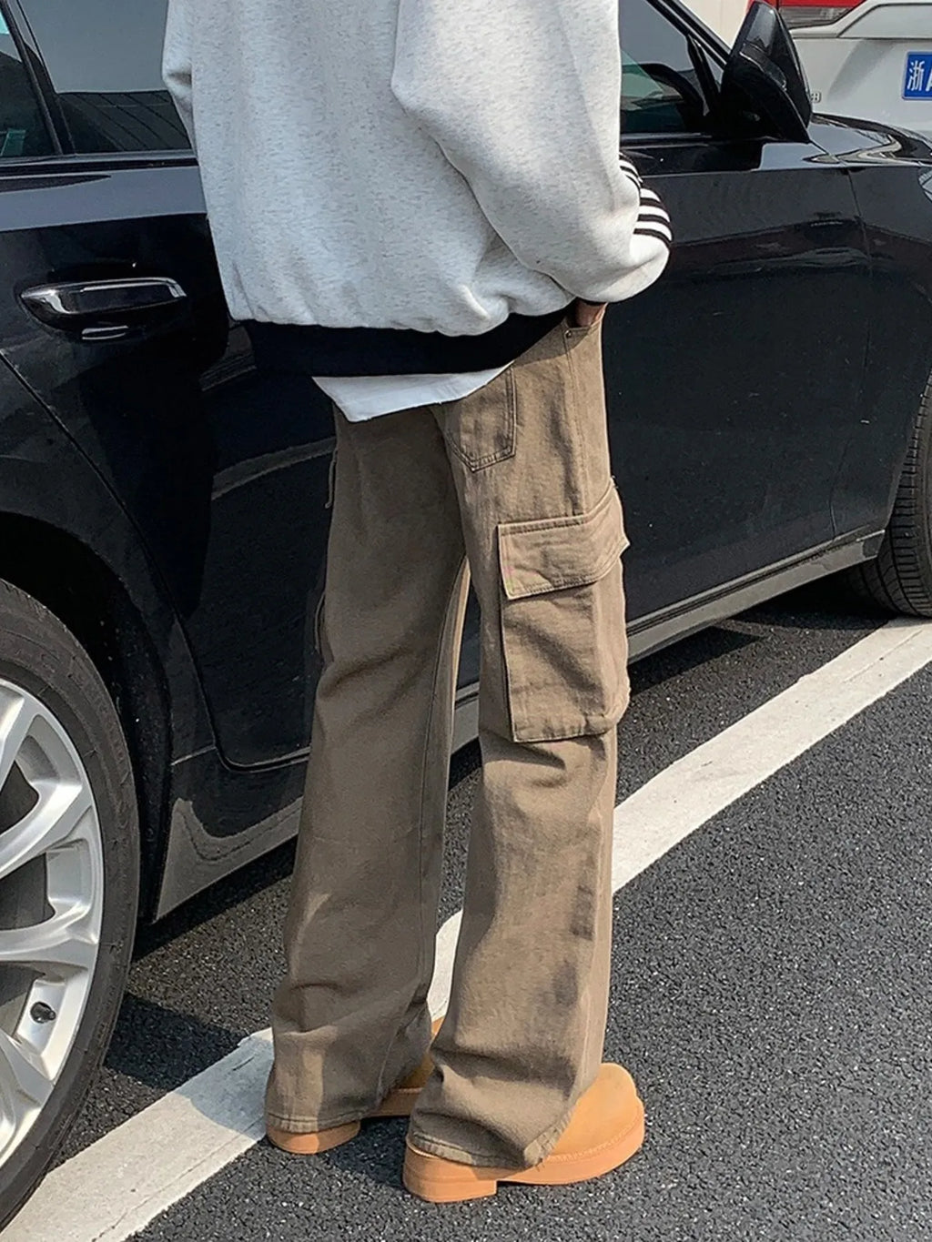 Men's Full Size Loose Fit Cargo Pants Plus Size