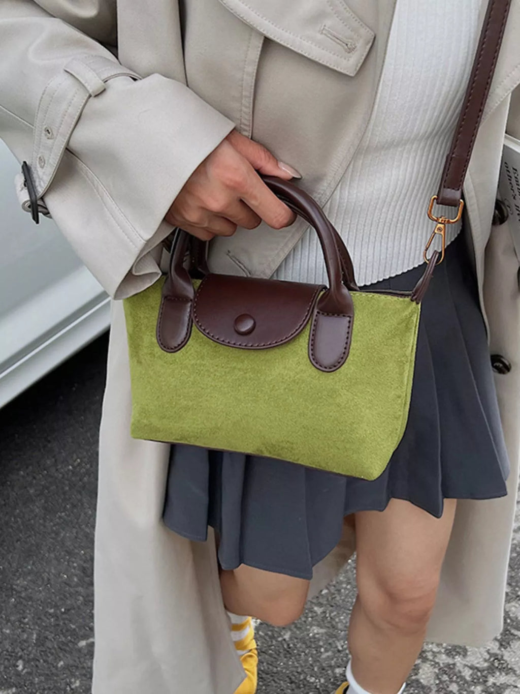 Top Handle Crossbody Bag