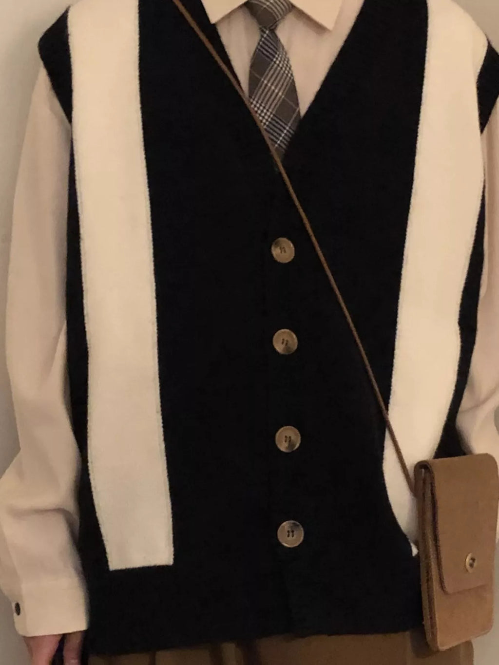 Men's Button-Down Sweater Vest