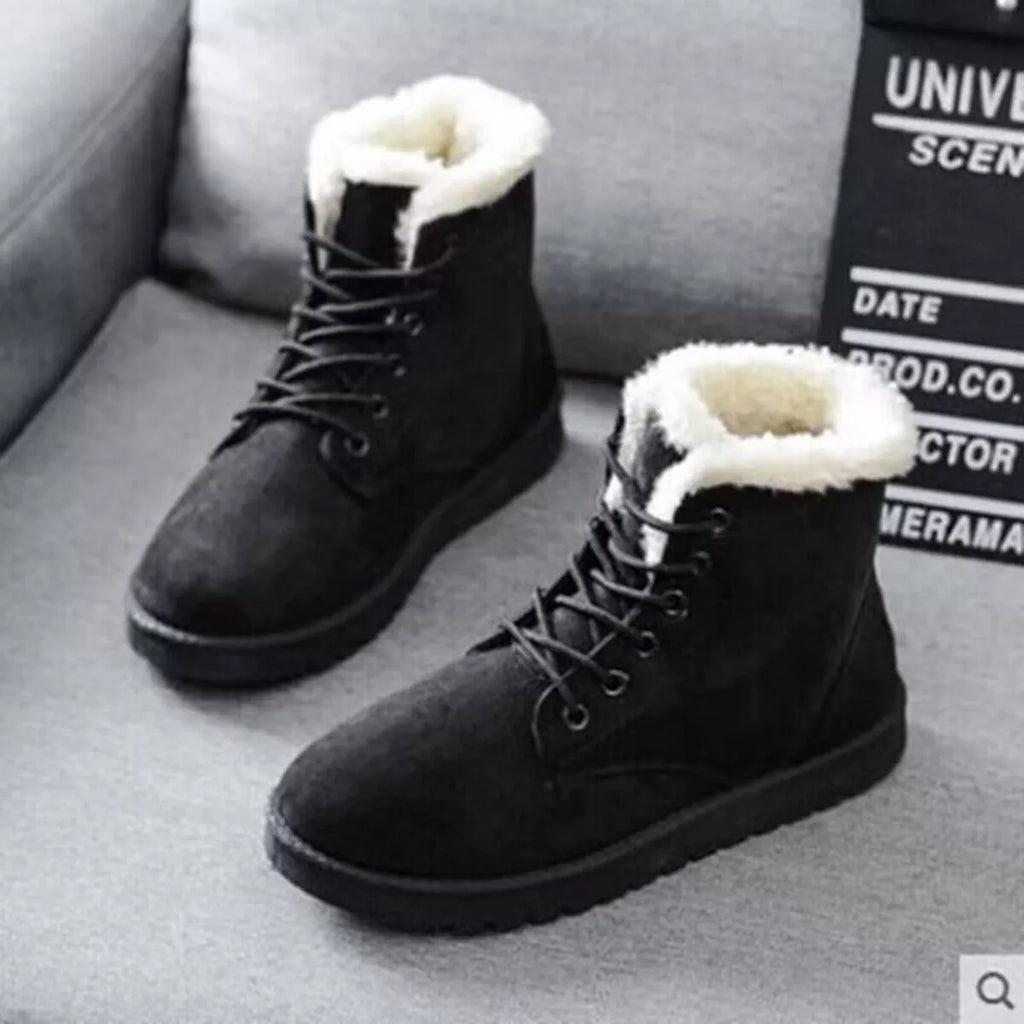 Lace-Up Ankle Boots