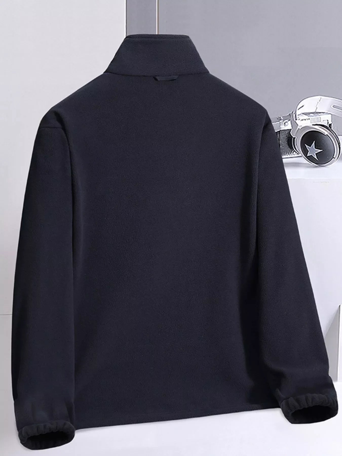 Men's Plus Size Fleece Full-Zip Jacket