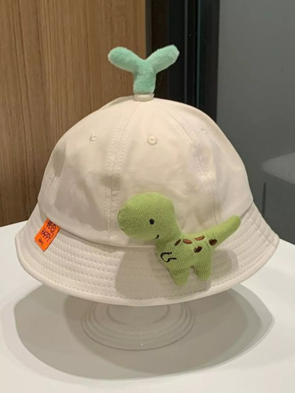 Children's Dinosaur & Sprout Decor Bucket Hat