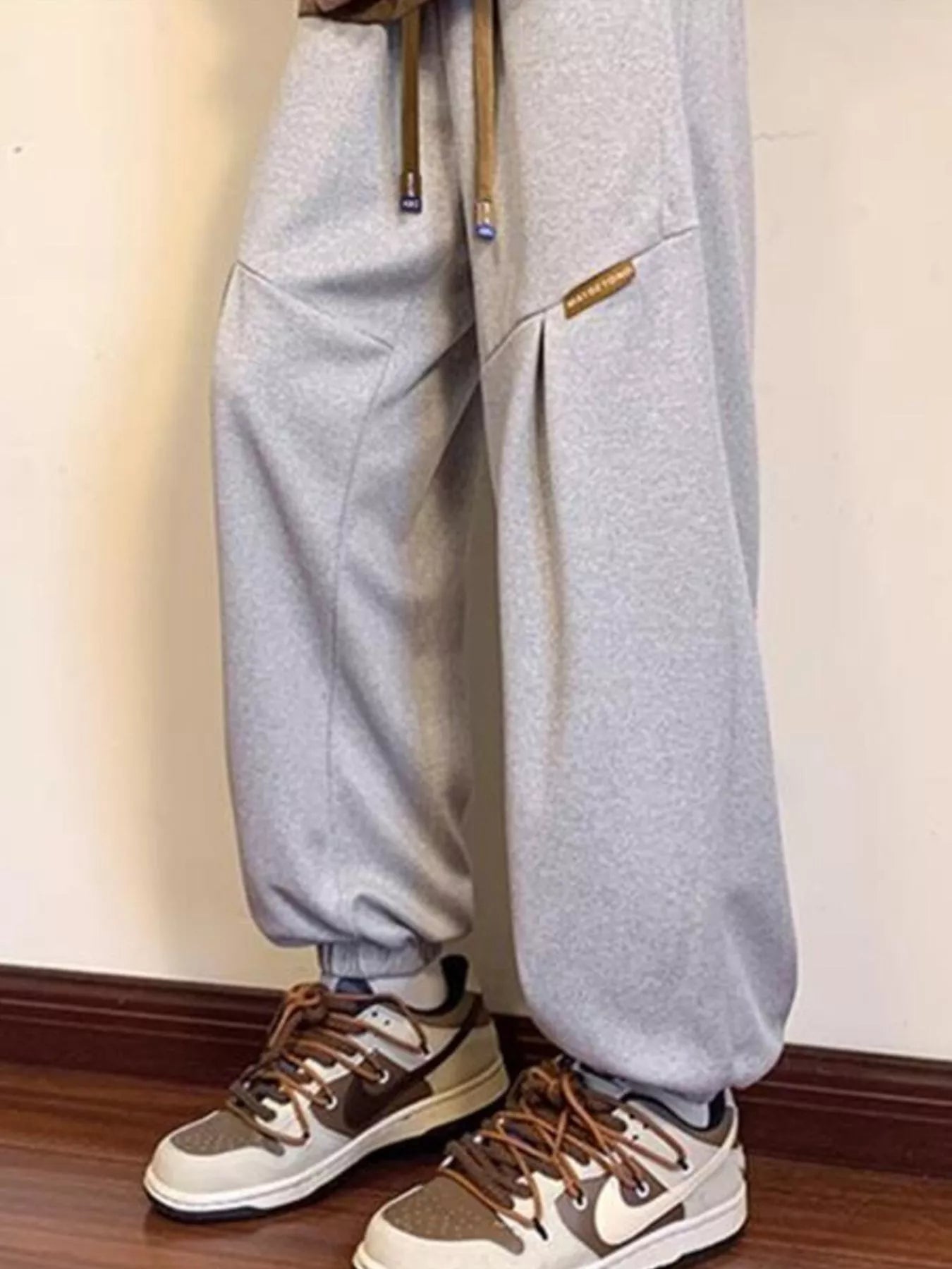 Men's Plus Size Drawstring Loose Fit Joggers