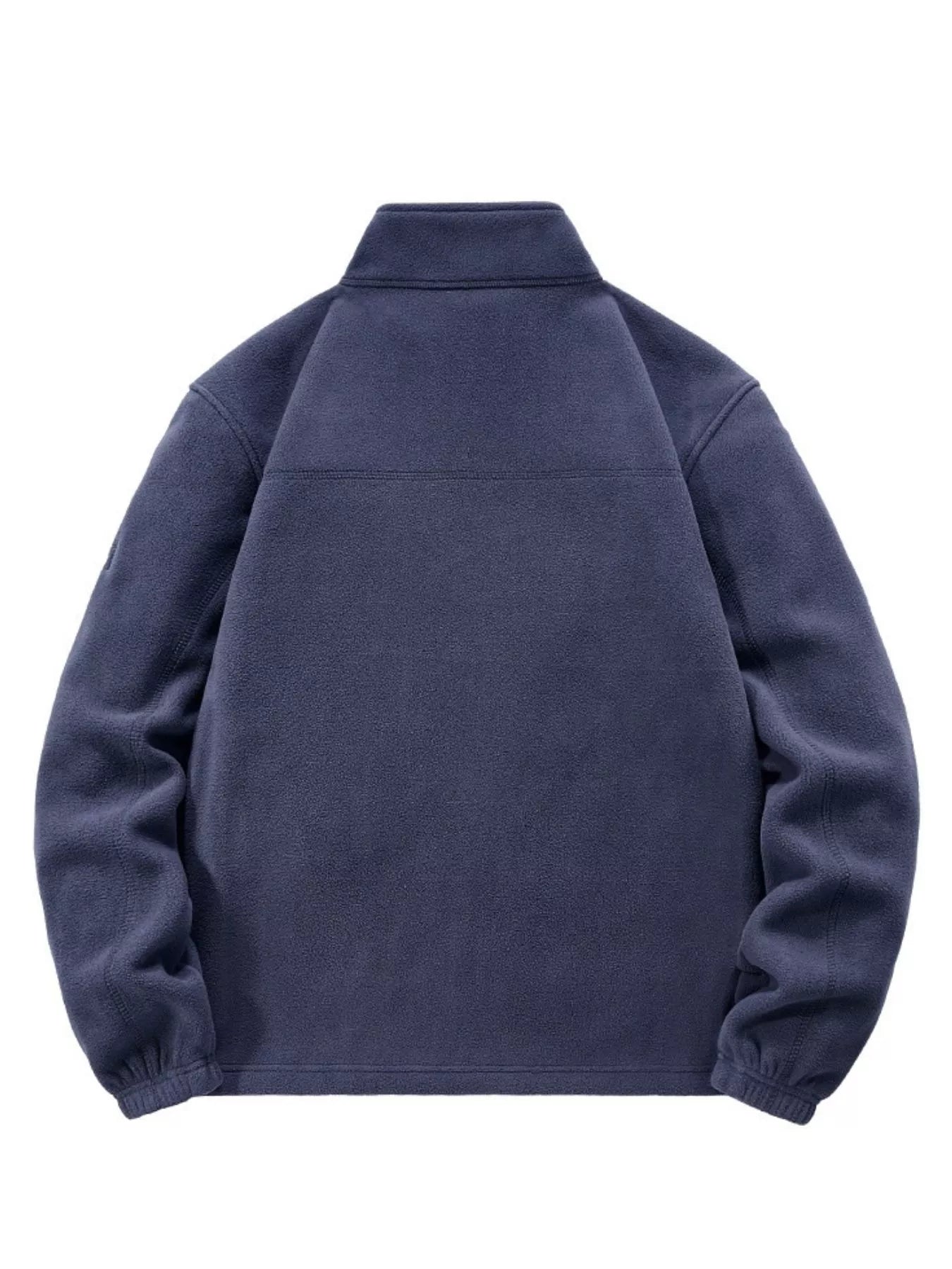 Men's Plus Size Warm Fleece Full-Zip Jacket