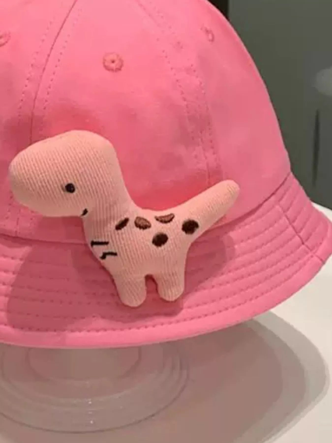 Children's Dinosaur & Sprout Decor Bucket Hat