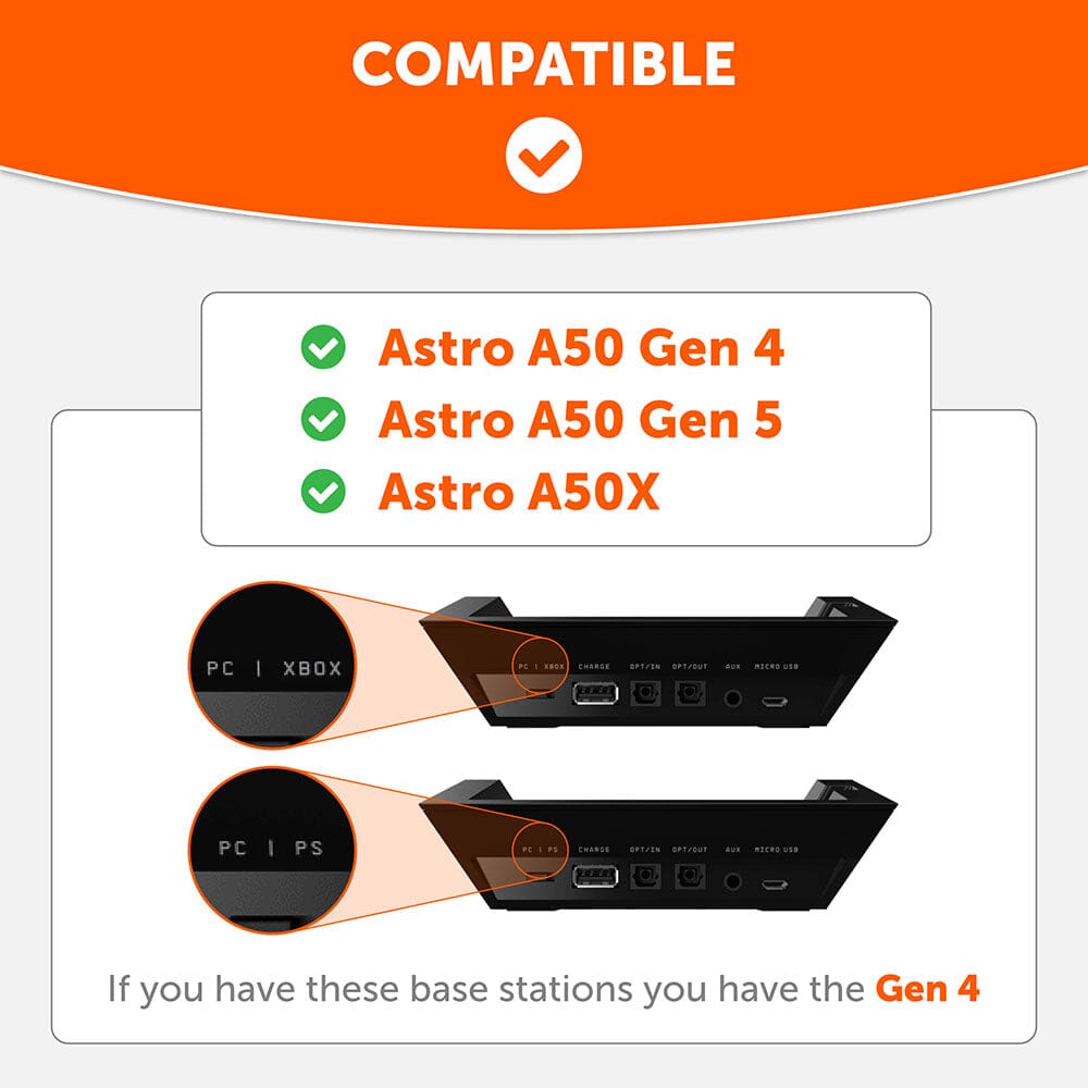 Astro A50 Gen 4, Gen 5 and A50X Earpads - WC FreeZe Cooling Gel