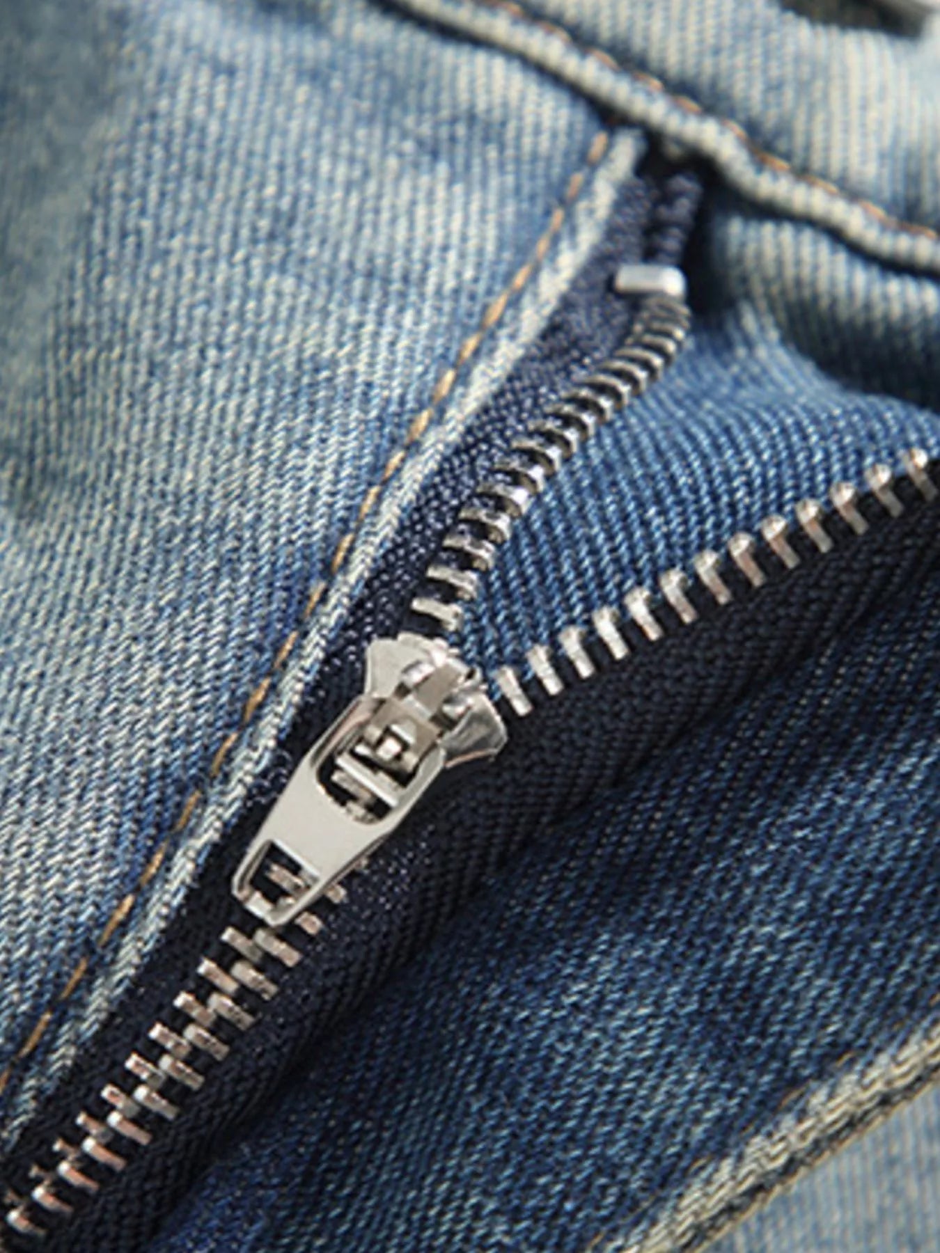 Men's Plus Size Vintage Wash Wide Leg Jeans