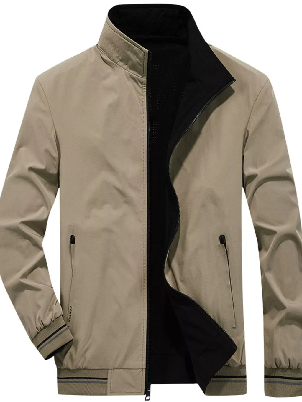 Men's Plus Size Lightweight Zip Up Jacket