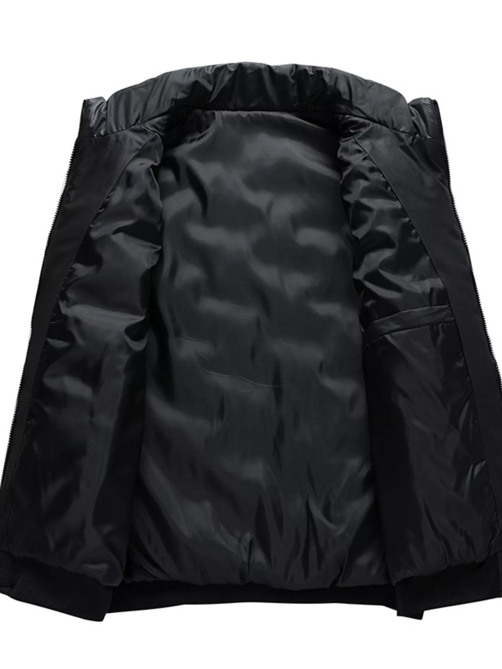 Men's Plus Size Zip Up Vest Coat