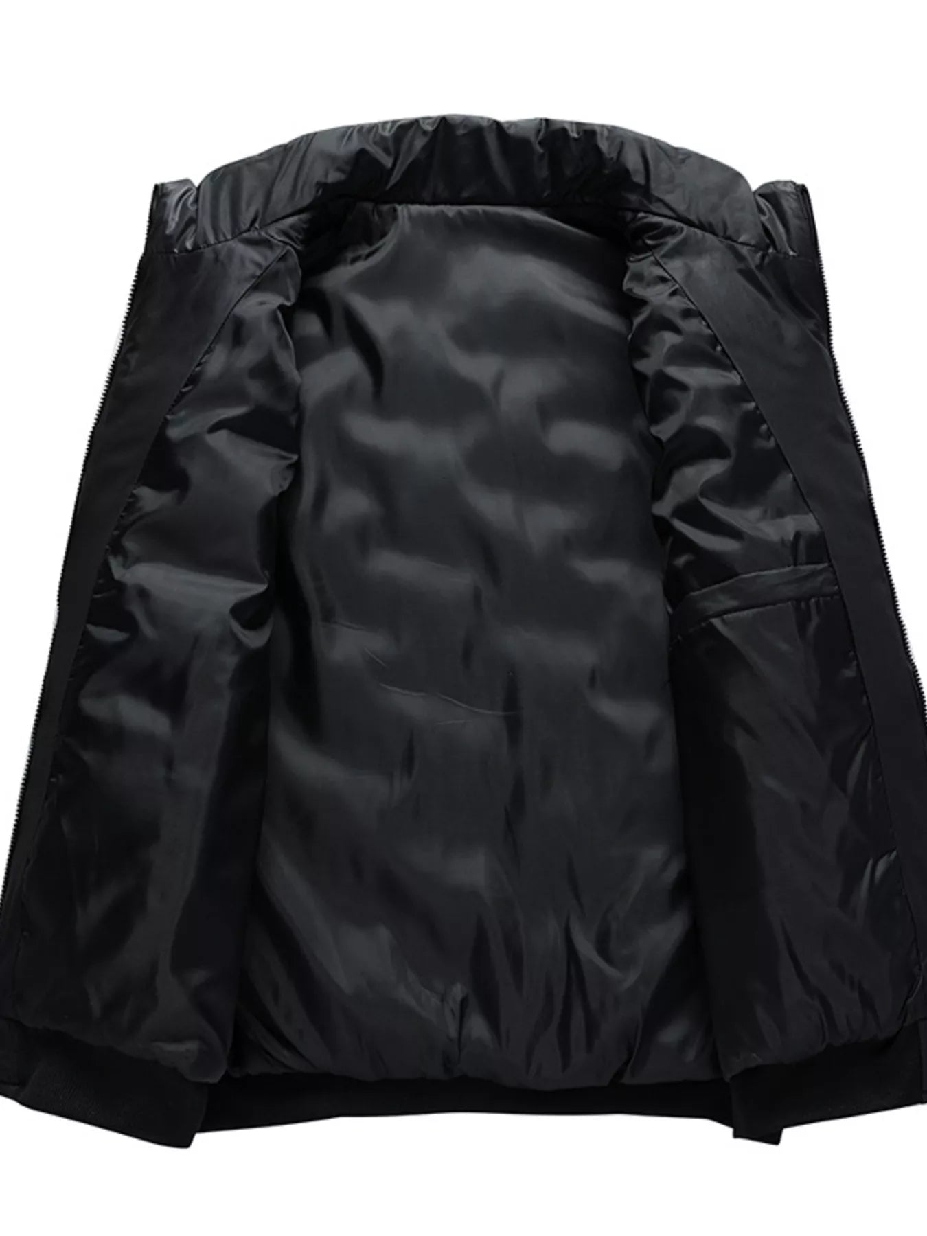 Men's Plus Size Zip Up Vest Coat