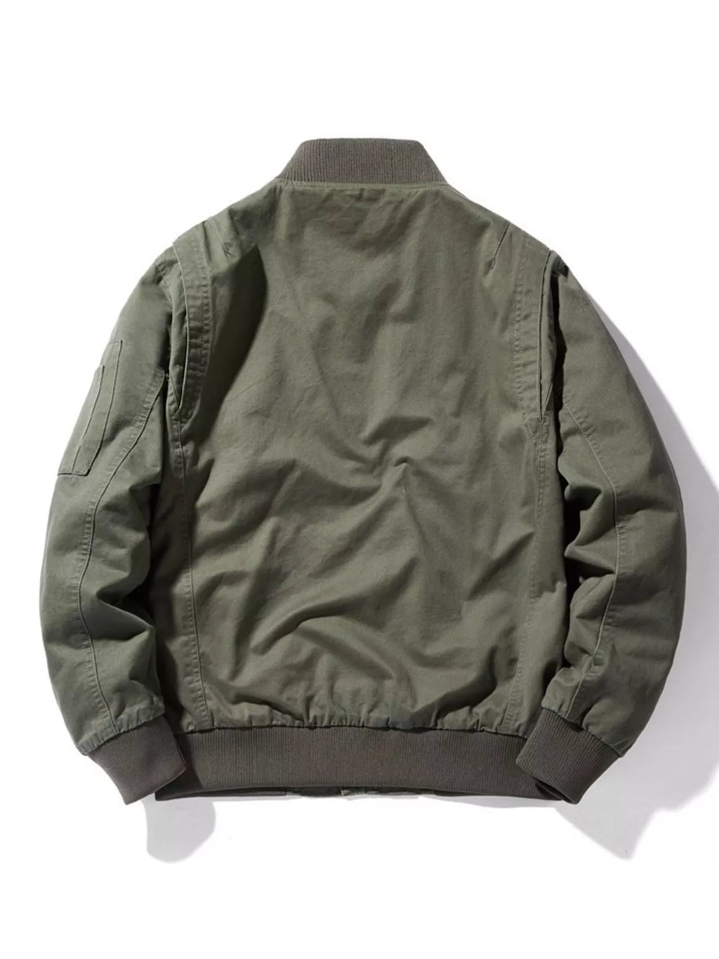 Men's Plus Size Zip Up Bomber Jacket